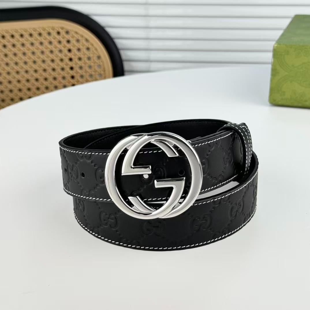 GUCCI レザーベルト 95cm