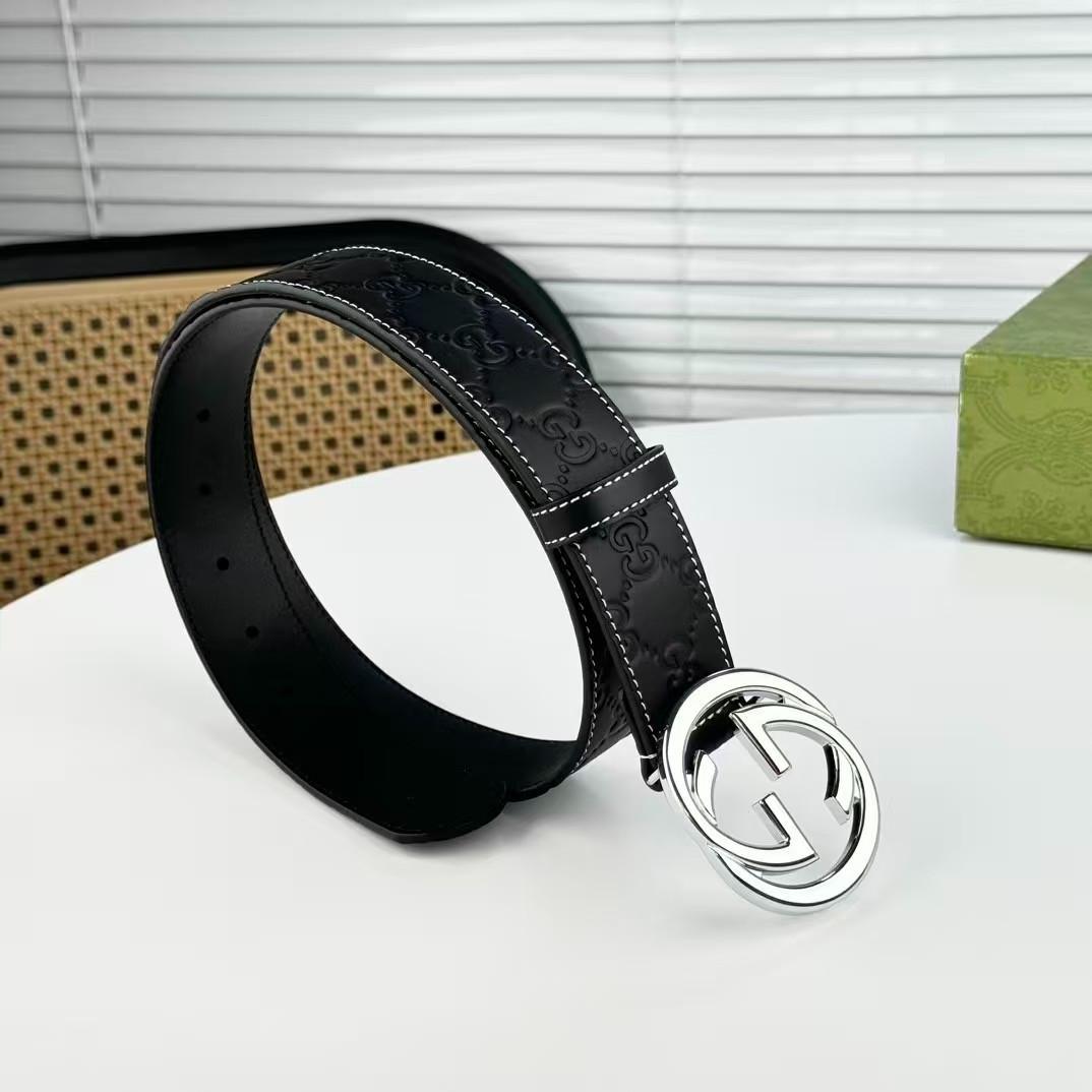 GUCCI レザーベルト 95cm