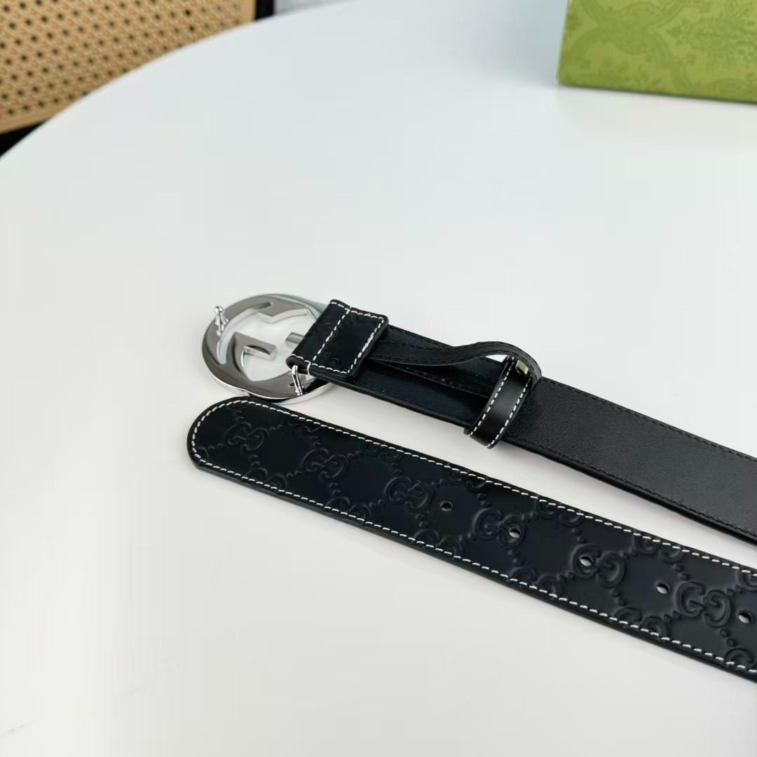 GUCCI レザーベルト 95cm