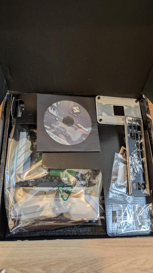 Ryzen7 5700X3D B450M steel legend マザーボード