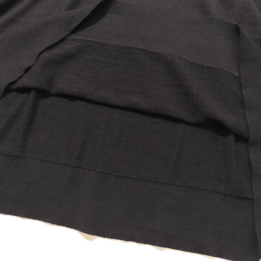 WIRROW ウィロー ウール タートルネック ニット プルオーバー ブラック