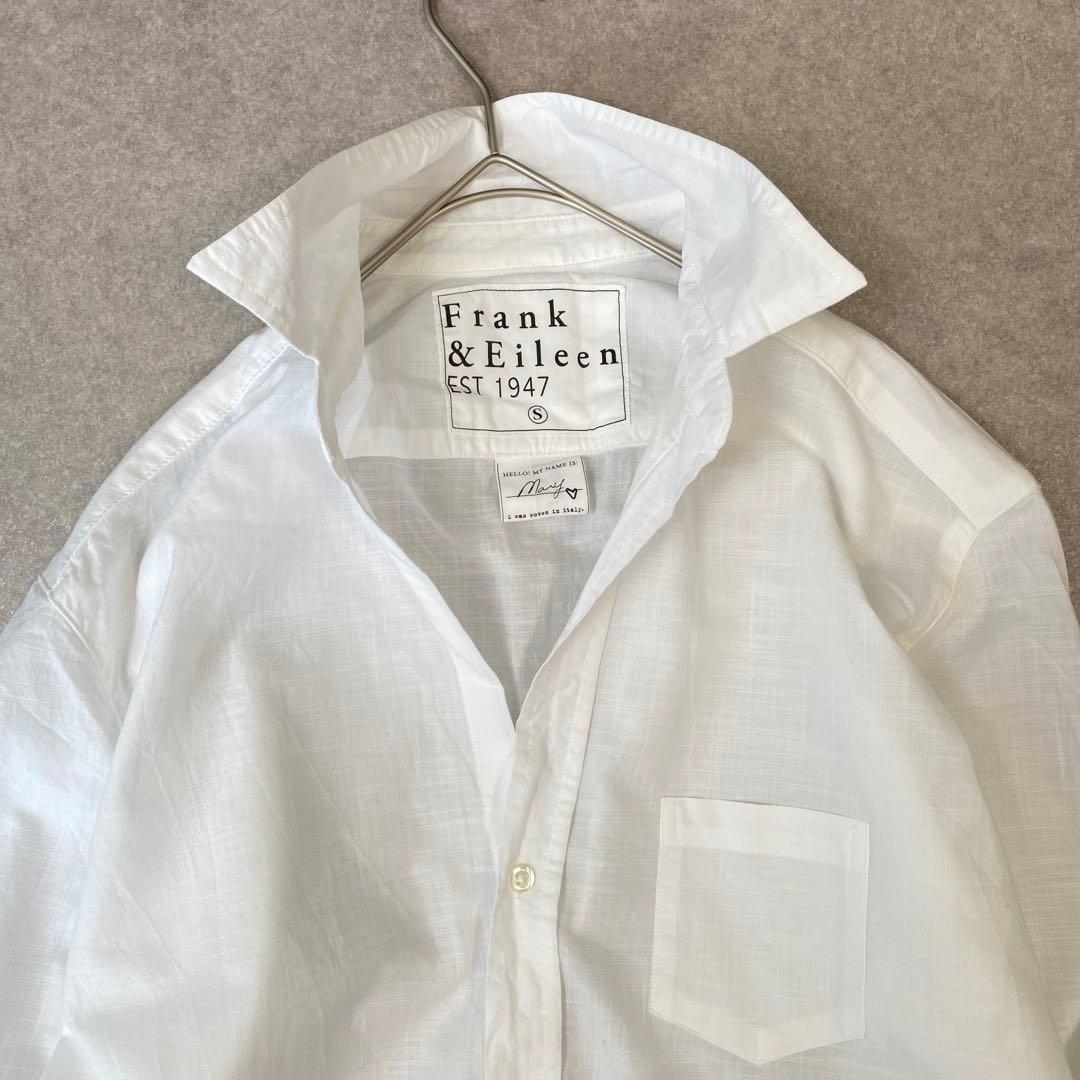 【美品】Frank&Eileenフランクアンドアイリーン　シャツワンピース　白