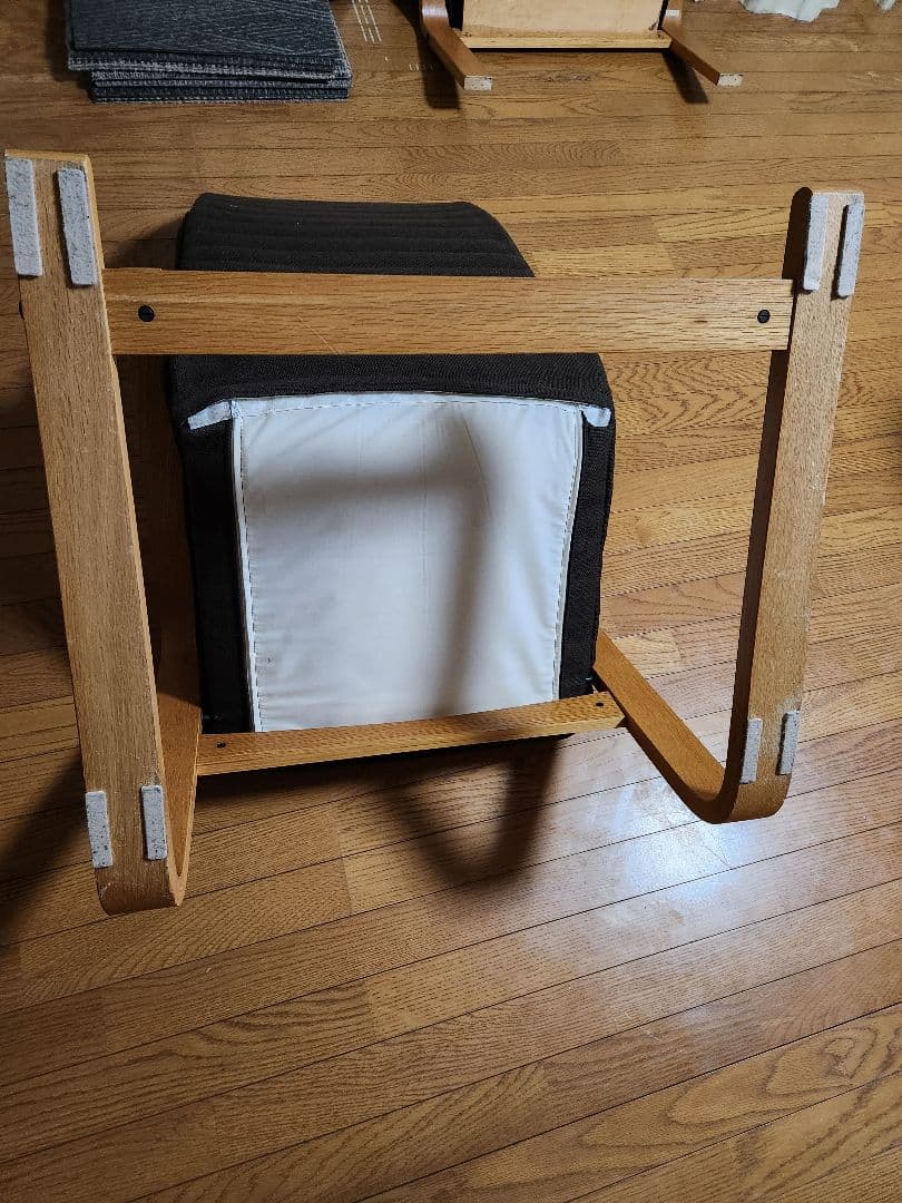 無印良品★リラックスチェア★オットマン★アクリル混平織★廃盤★ブラウン