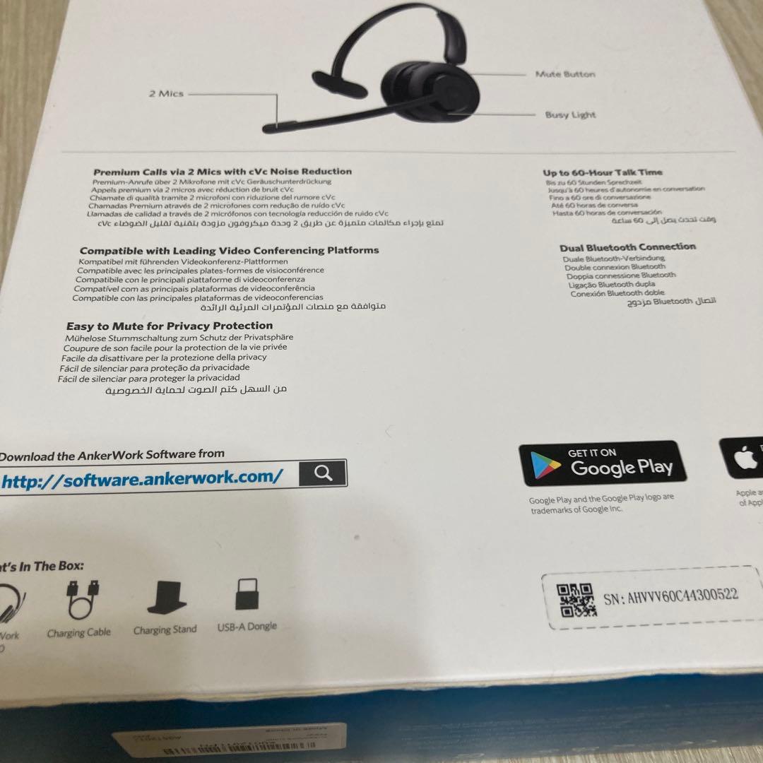 AnkerWork H300 Mono Headset ヘッドセット