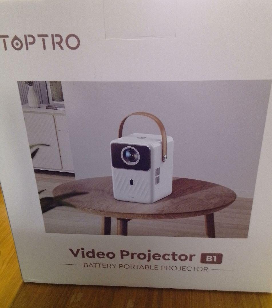 新品　バッテリー内蔵 モバイルプロジェクター TOPTRO B1