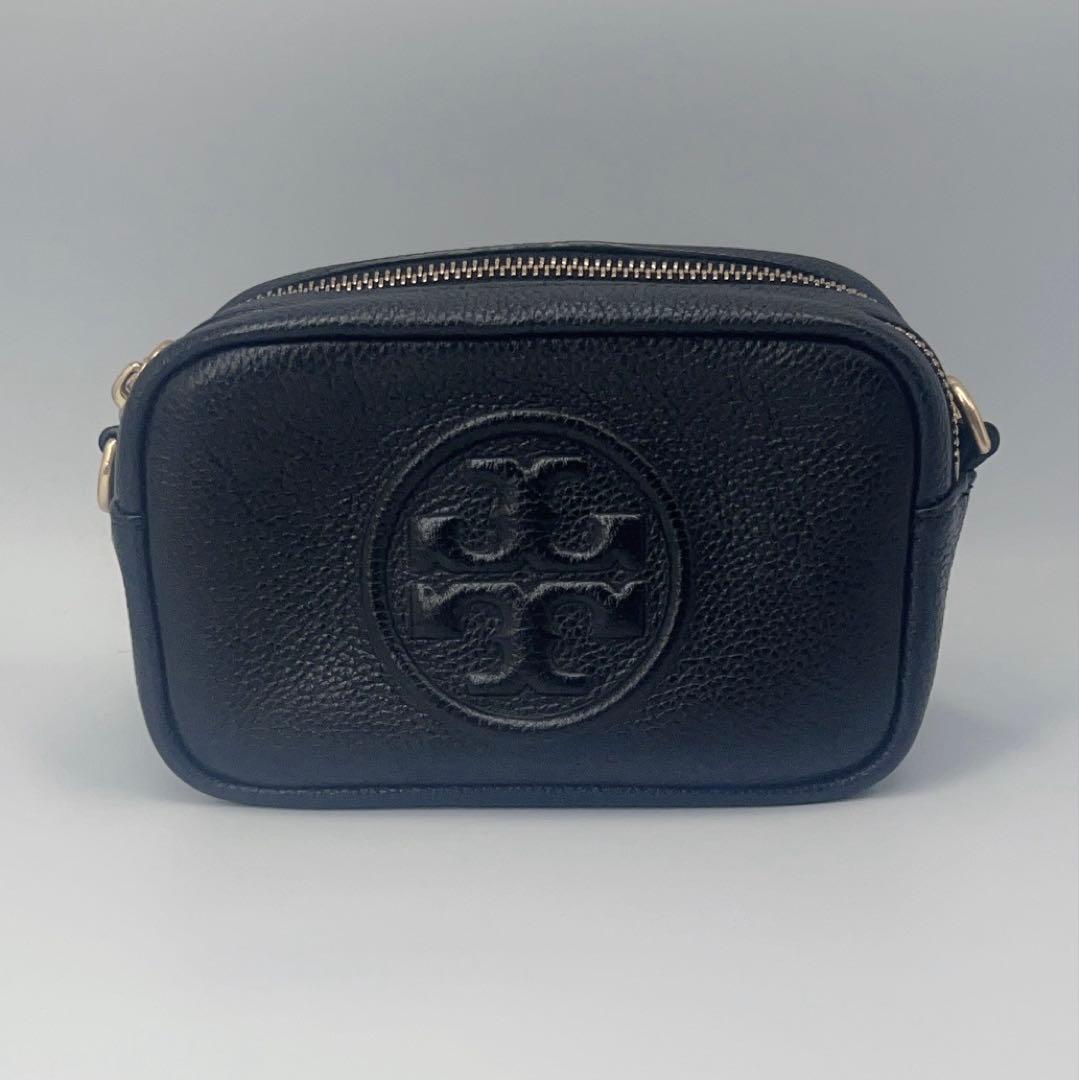 極美品✨トリーバーチ ペリーボンベ ショルダーバッグ ミニ レザー ブラック