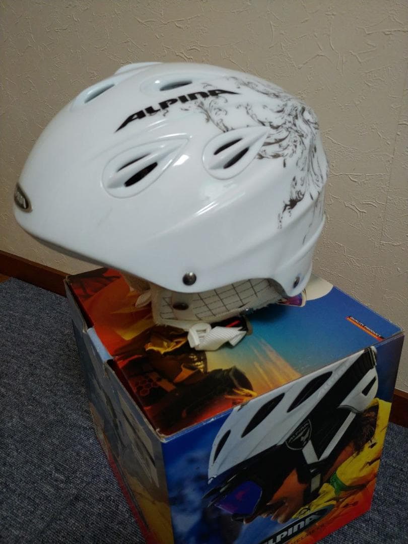 ALPINA ホワイト スキー・スノーボードヘルメット