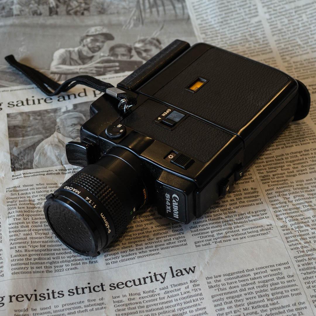 フィルムカメラ Canon 514XL C-8 9-45mm 1:1.4 MACRO 8mm