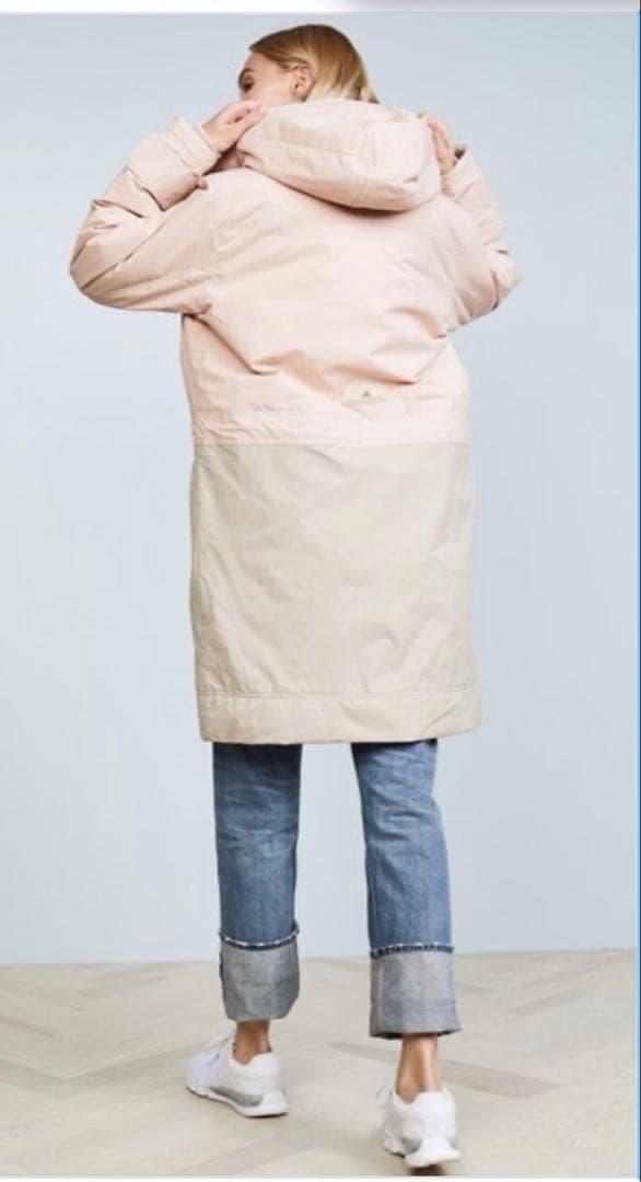 専用　【美品】アディダス by ステラマッカートニー ベンチコート ネイビー L