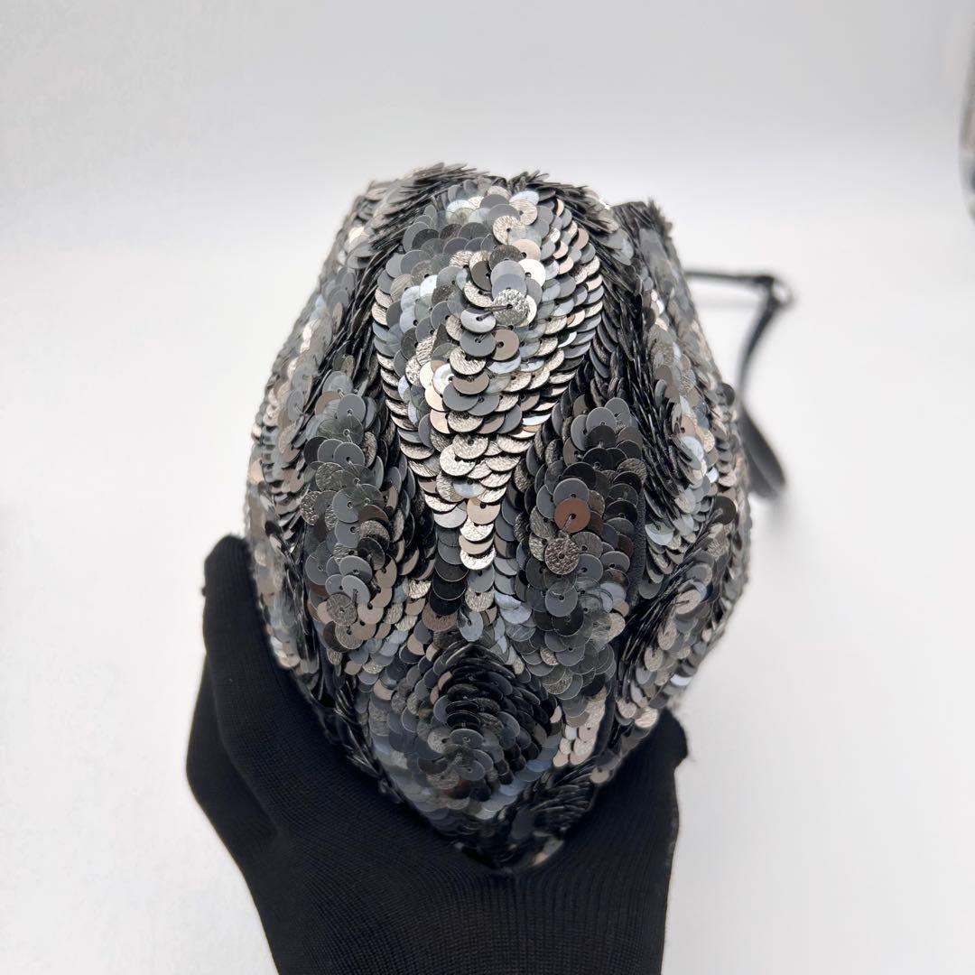 未使用級　ジャマンピュエッシュ　ショルダーバッグ　ポーチ　スパンコール　ハート型