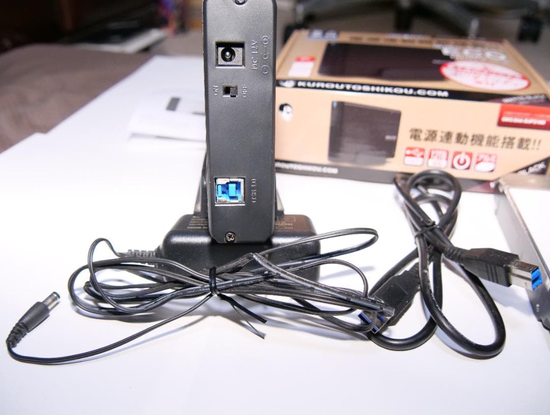 SATA 12TB HDDとUSB外付けHDDケース