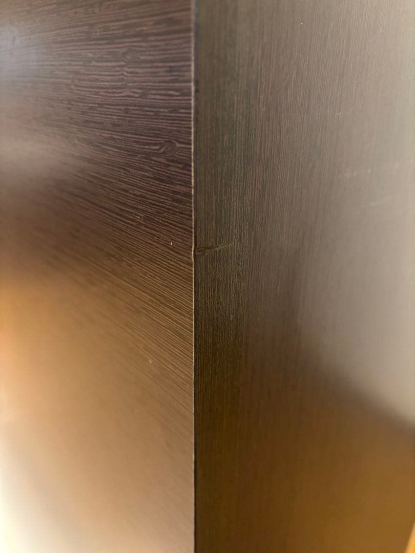 ニトリバーカウンター ホワイト/ダークブラウン