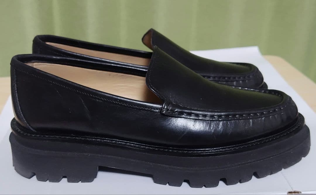 ✦極美品✦ PASCUCCI ローファー パスクッチ 厚底 黒 36 スリッポン