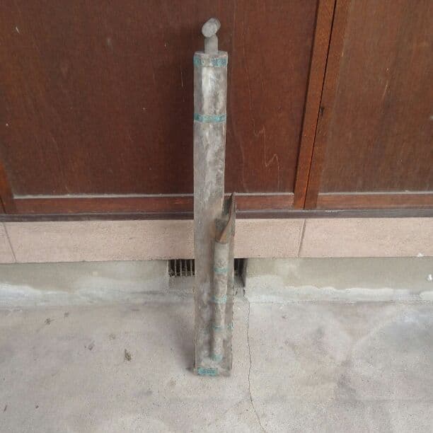 激レア品 明治三拾五年 古民具 消防器具 消火用 手動 木製ポンプ 古物