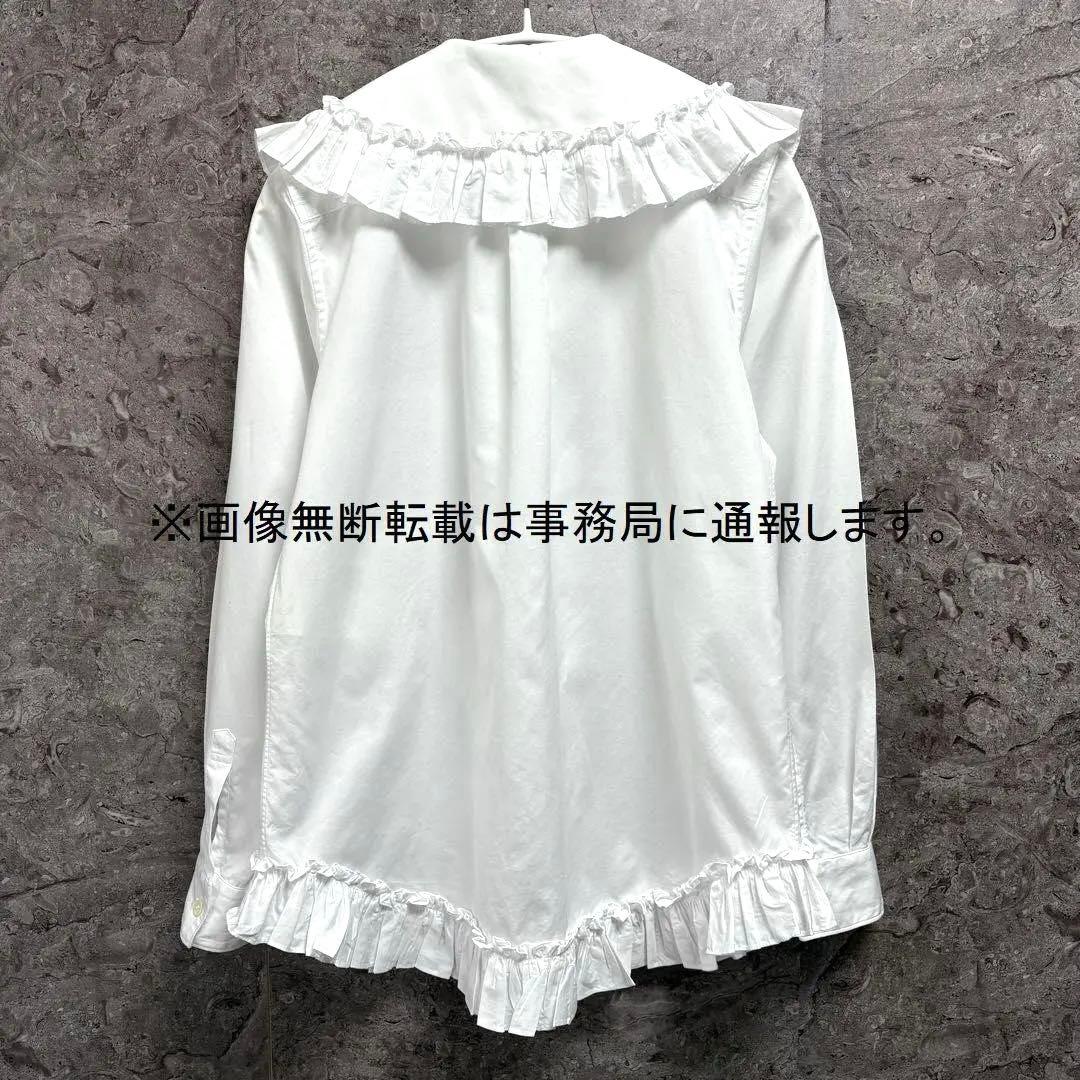 2023SS コムデギャルソン ガール フリル 丸襟 ブラウス/シャツ XS
