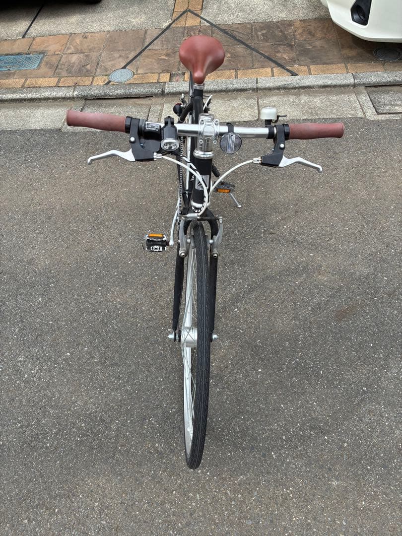 練馬区　あさひ　クロスバイク　ウィークエンドバイクス　7段変速　ブラック