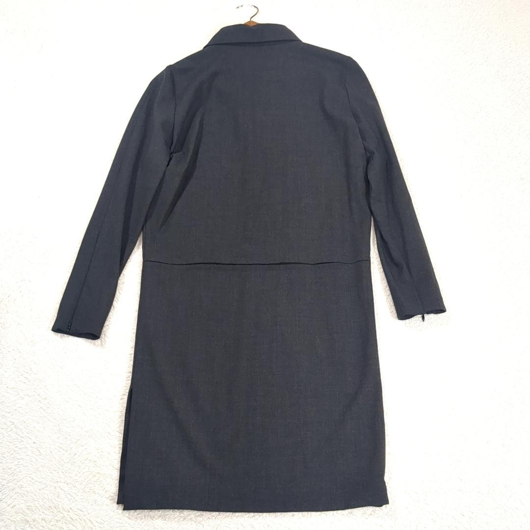 GUCCI グッチ トムフォード期 長袖 ワンピース L相当 グレー イタリア製