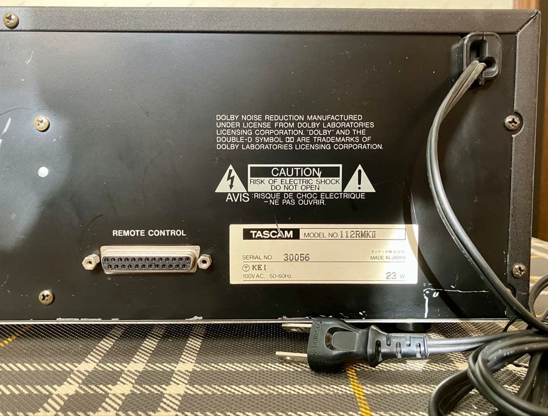 TASCAM 112R MKII カセットデッキ