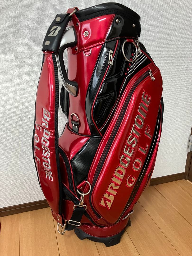 BRIDGESTONE (ブリヂストン )ゴルフ キャディバッグ レッド