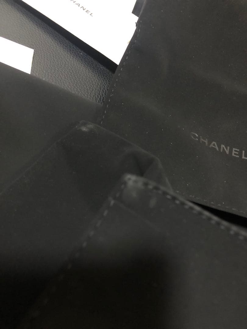 シャネル　マットタイプ　財布空箱、保存袋、ギャランティ、リボン等