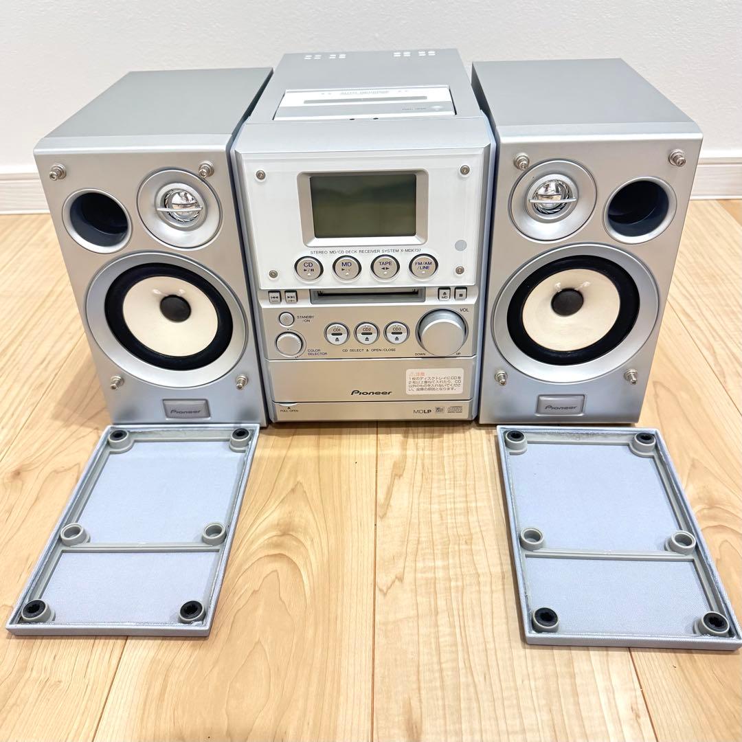 【動作品】　Pioneer パイオニア　XR- MDX737S ミニコンポ
