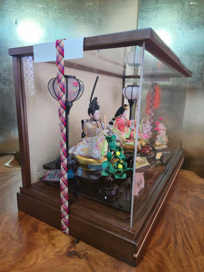 【一点限り】雛人形 ケース飾り　K48