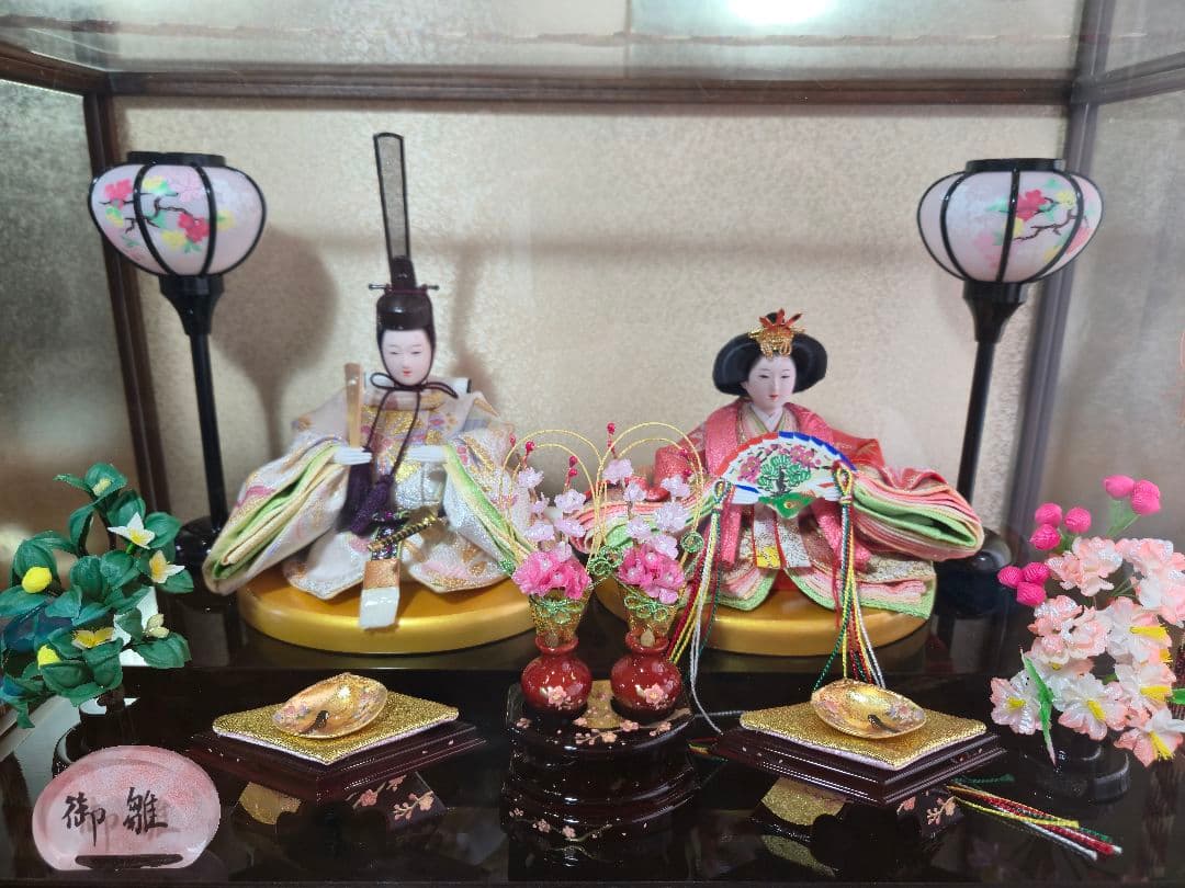 【一点限り】雛人形 ケース飾り　K48