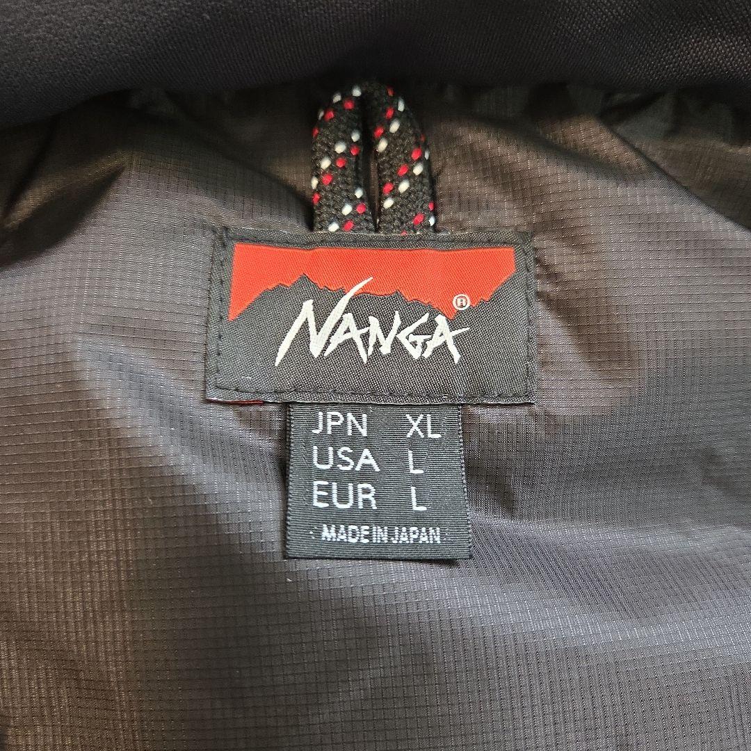 NANGA ブラックライトダウンジャケットミカミ LLサイズ