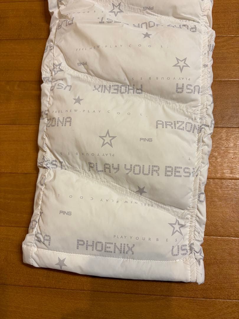 PING キルティングダウンパンツ ホワイト