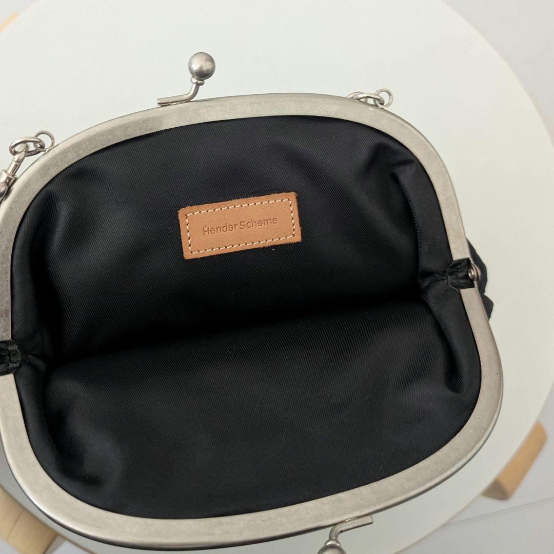 キルティング　がま口　ショルダーバッグ