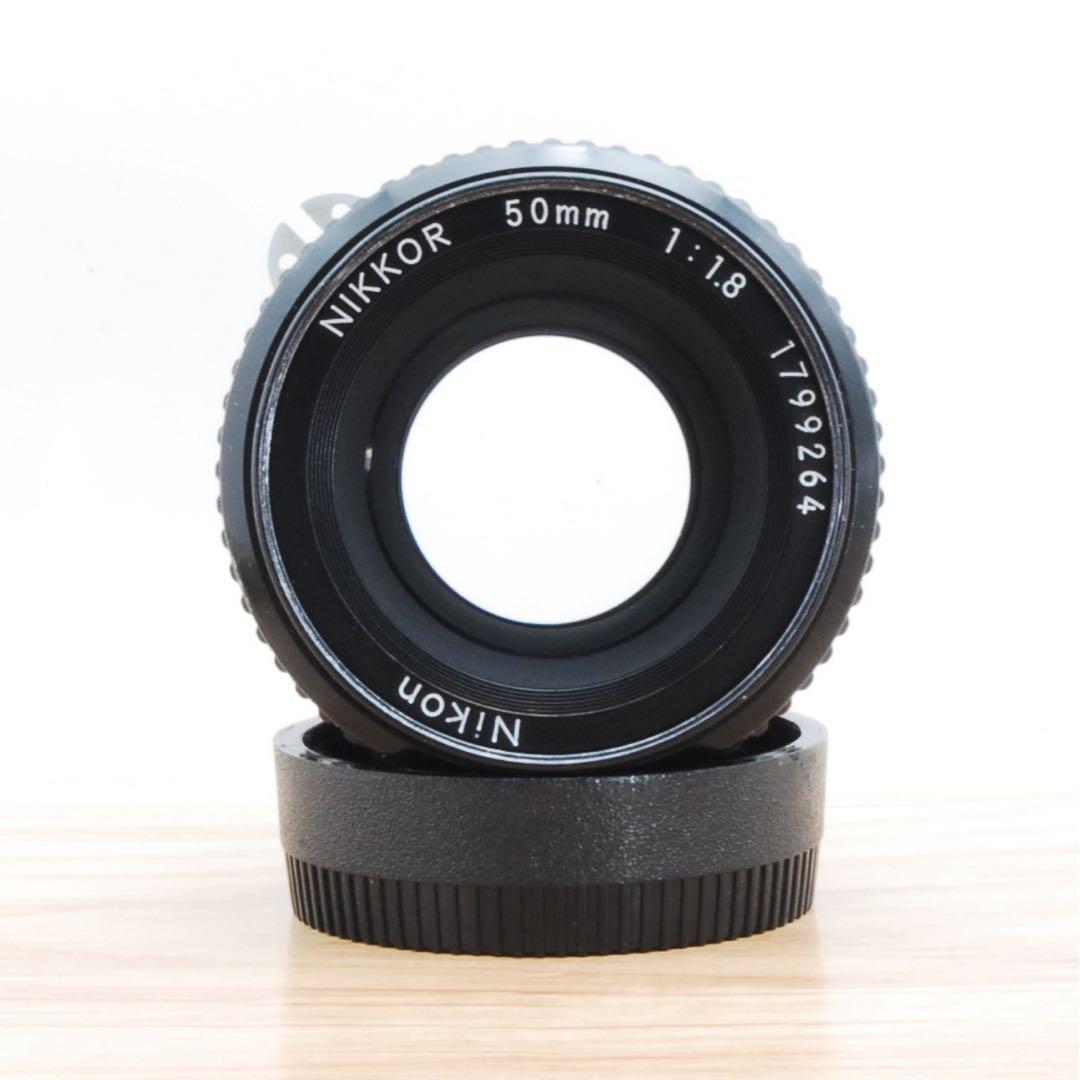 ⭐️カビなし♪美品⭐️Nikon Ai NIKKOR 50mm F1.8 単焦点
