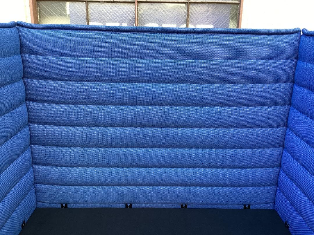 在庫２セット　定価約１６０万　ヴィトラ　アルコーヴソファ　ブルー系