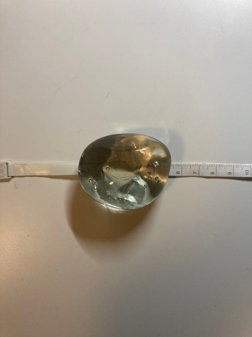 おおやぶみよ ガラスストーンオブジェ　沖縄　雨晴