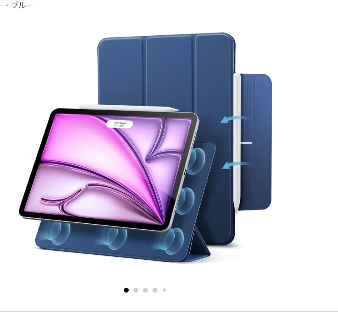 13インチiPadAir(M2)Wi-Fi128GBブルー【フィルム&ケース付】