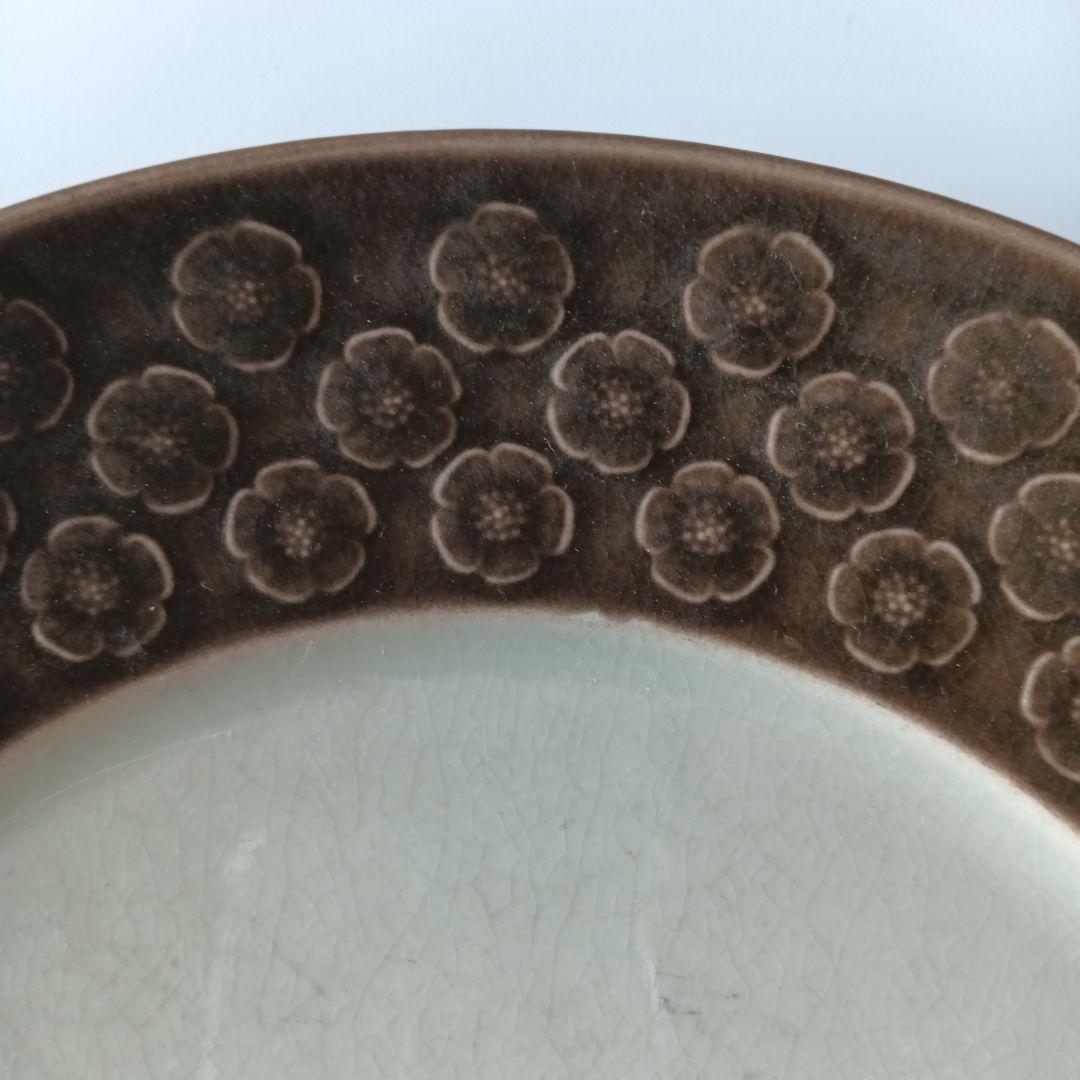 ①クイストゴー　ニッセン　アズール　ブラウン　ディナープレート