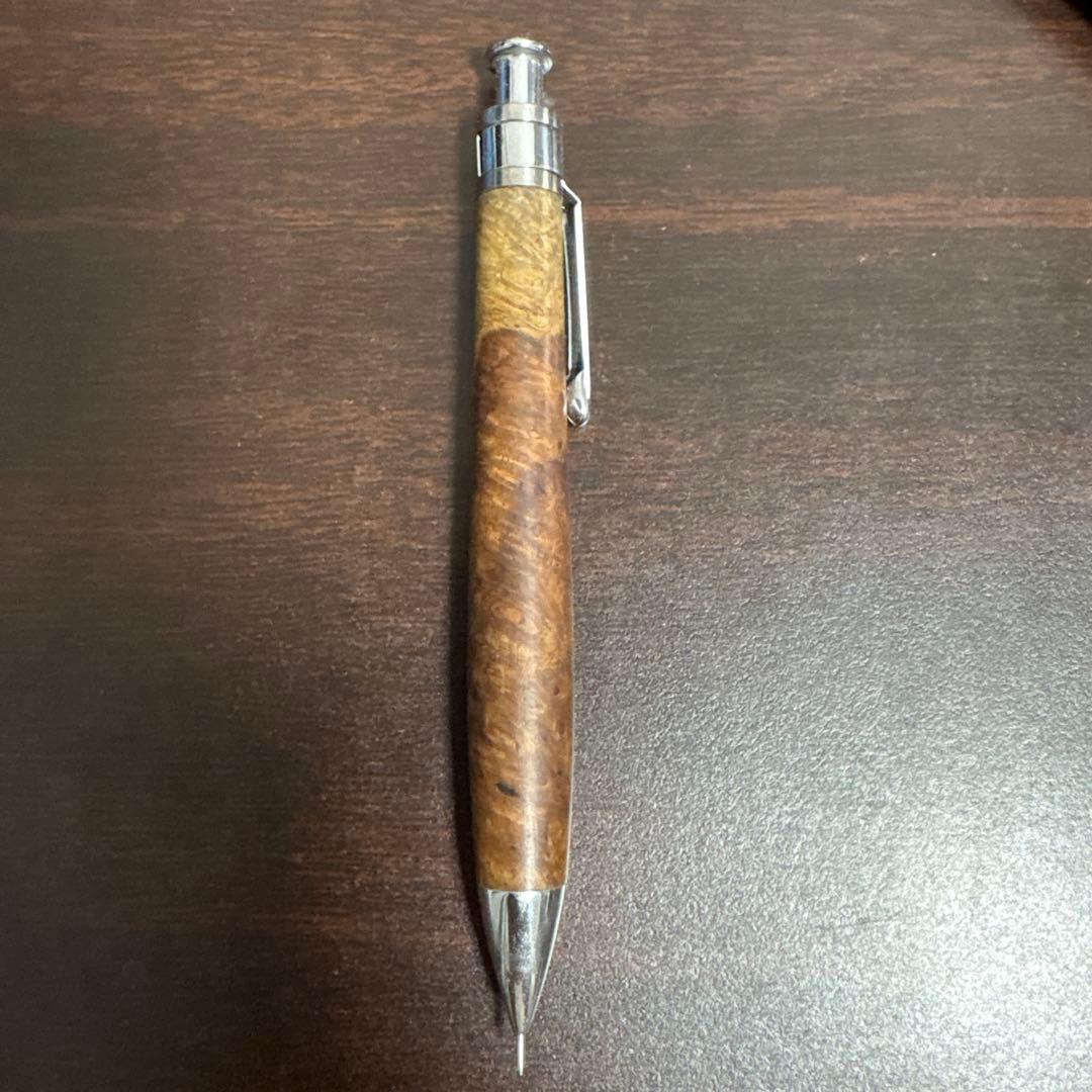 希少価値高　工房楔　花梨紅白　ペンシルコルタ楔　0.5mm 固定口金式