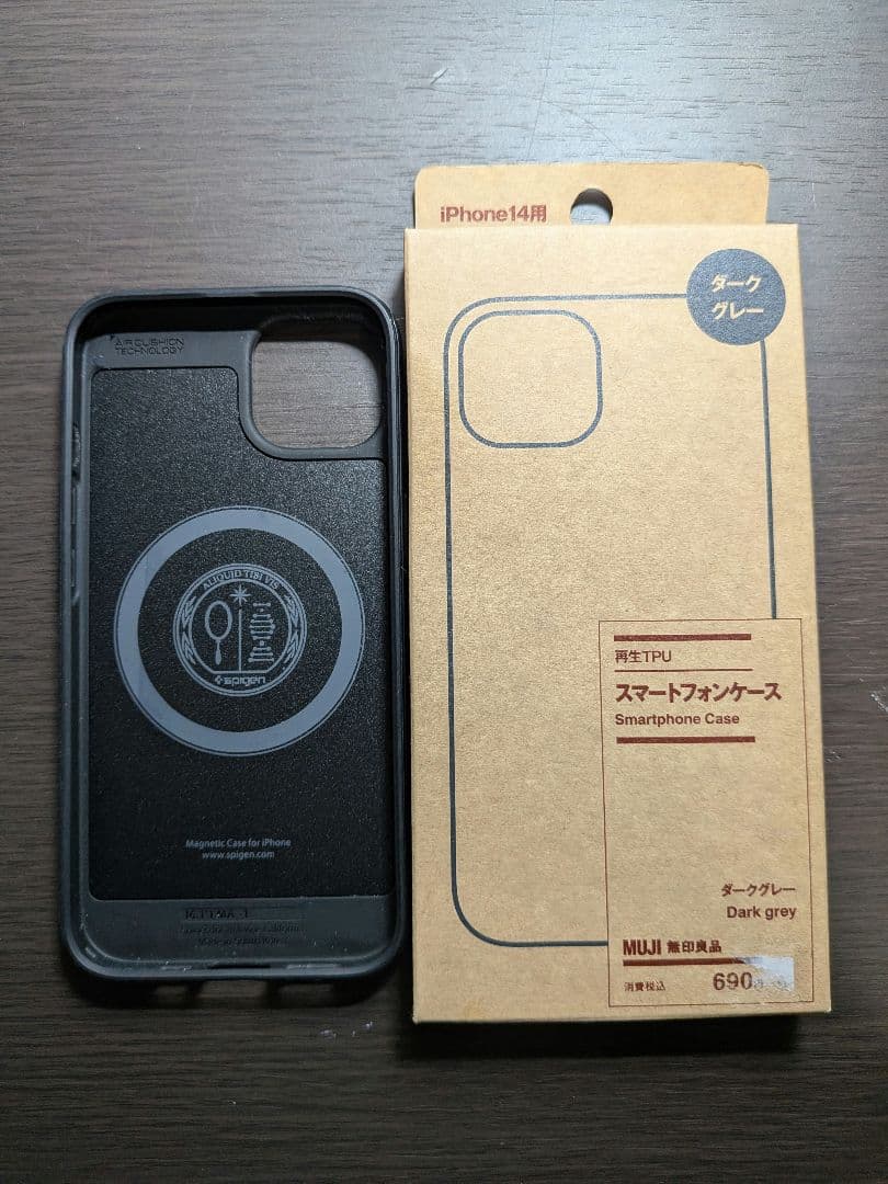 Apple iPhone 13 128gb 本体+Spigen MUJIケース