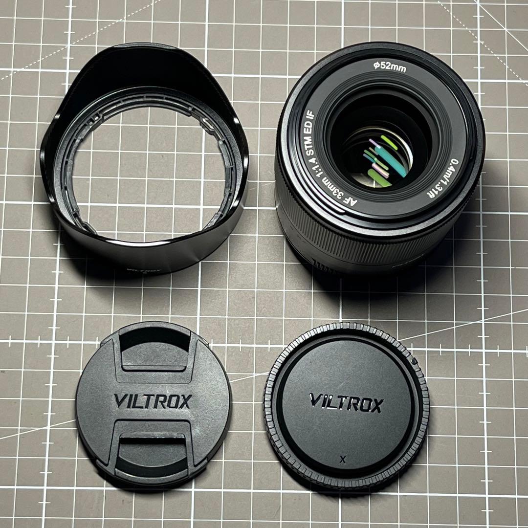 美品 VILTROX AF 33mm F1.4 STM ED IF Xマウント