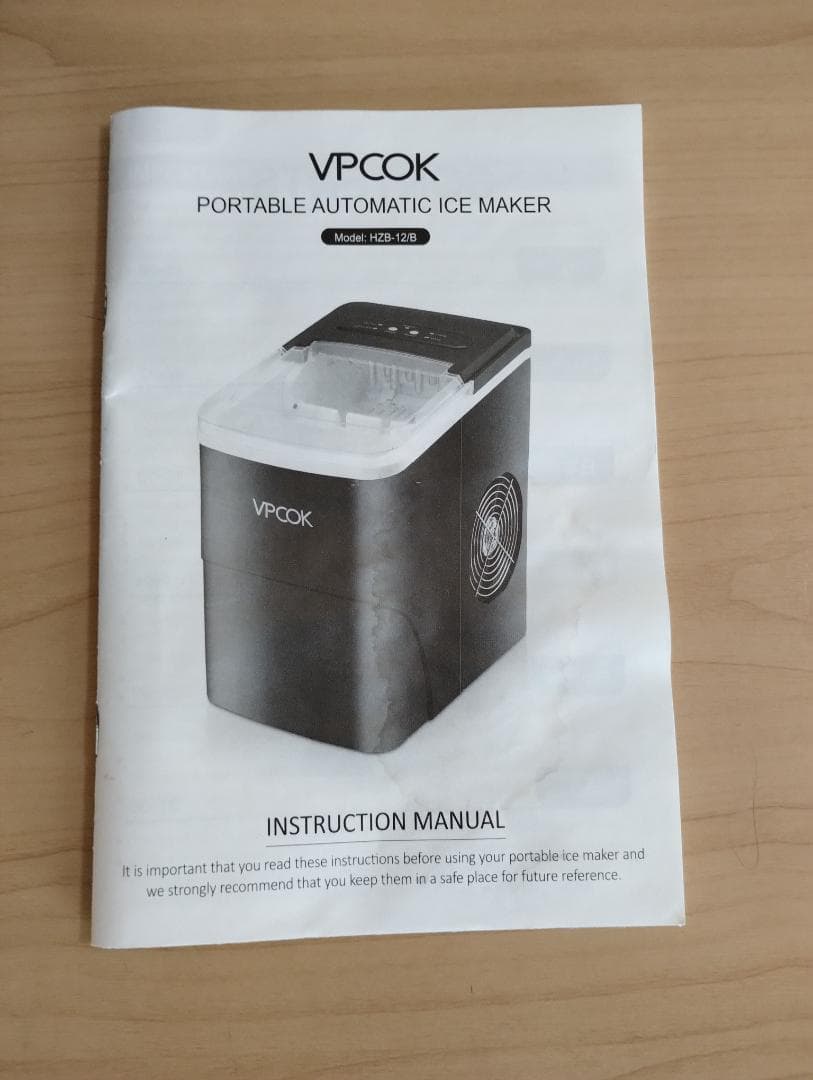 ✨美品✨ VPCOK ポータブル型高速製氷機 ICE MAKER HZB-12