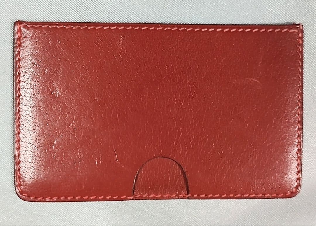 エルメス 正規品 ポルクロールレザー 名刺入れ カードホルダー