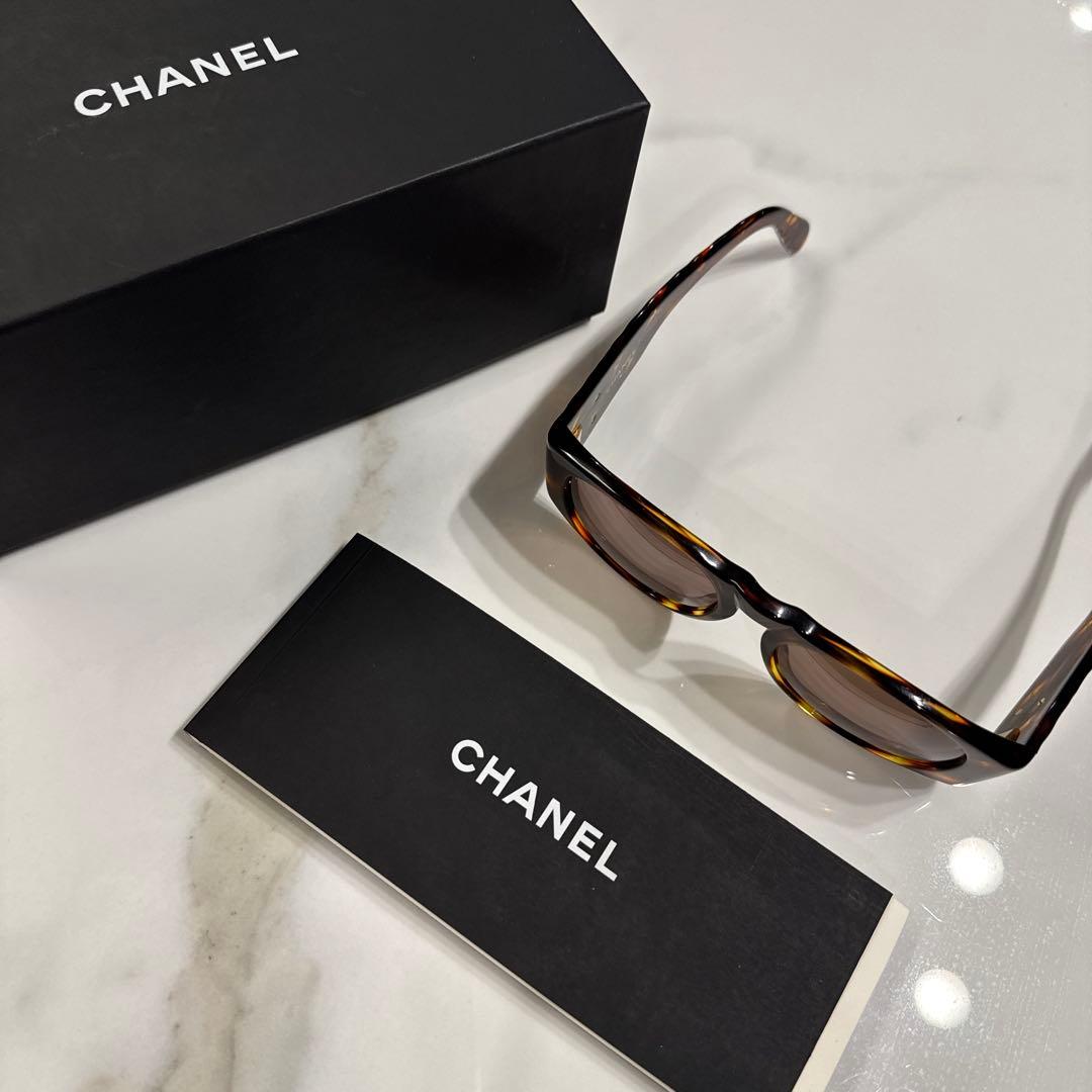 CHANEL ブラウン サングラス　べっこう