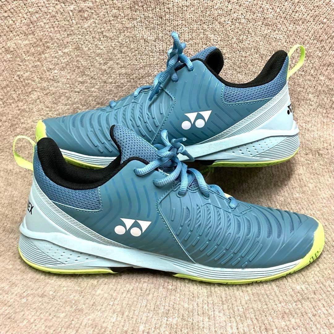 【極美品】Yonex テニスシューズ ソニケージ ワイド25cm オールコート用