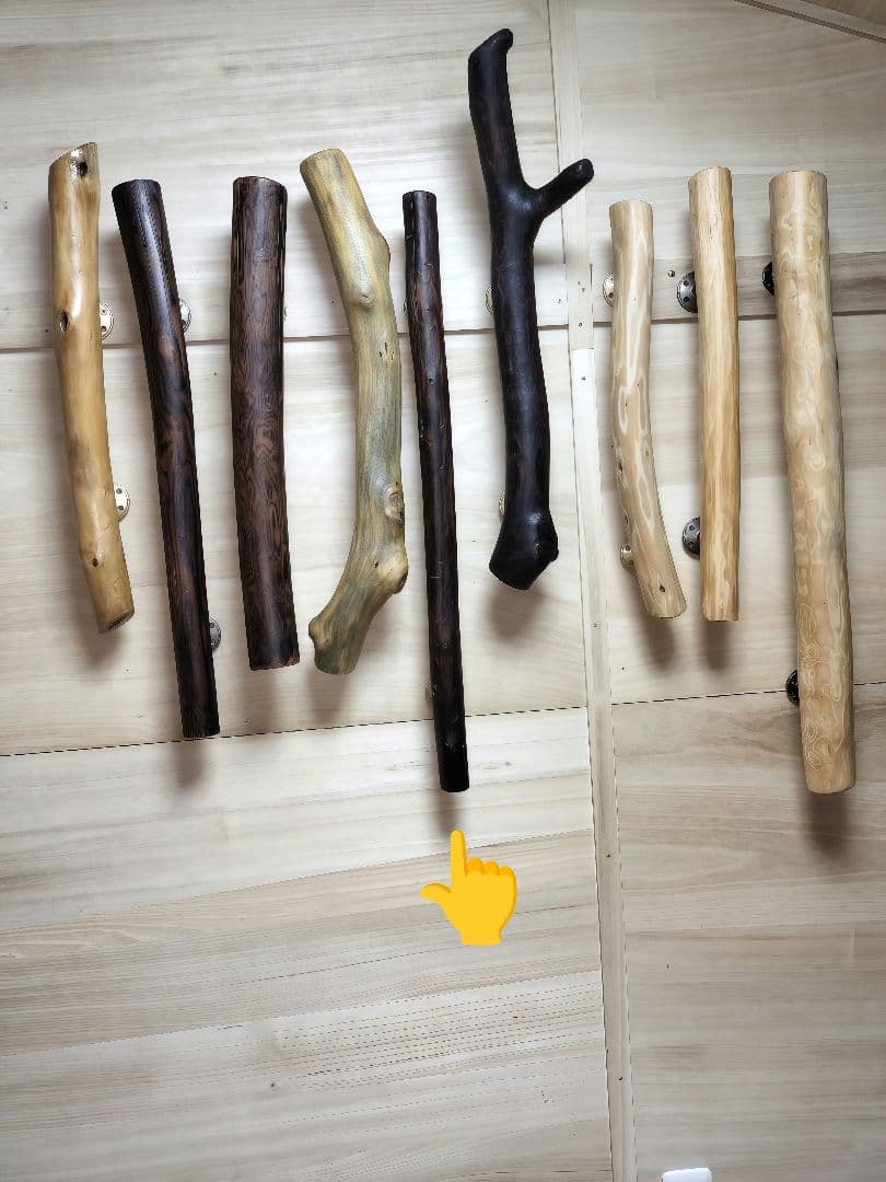 【Nob-34】★流木斑模様ドアノブ☆インテリア★ハンドル★取っ手