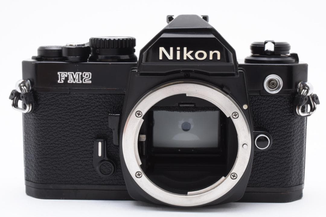 【動作良好】Nikon FM2 中期型ブラック◆露出計OK・モルト交換済み