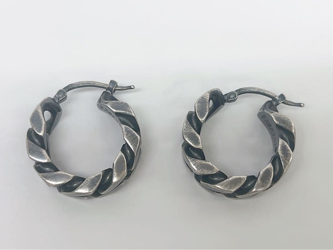 9AA33 新品未使用【MM6 Maison Margiela 】フープピアス