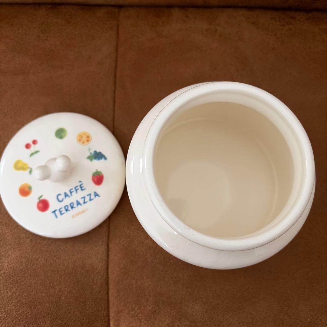 ヴィンテージディズニーCaffè Terrazza 保存容器 陶器製