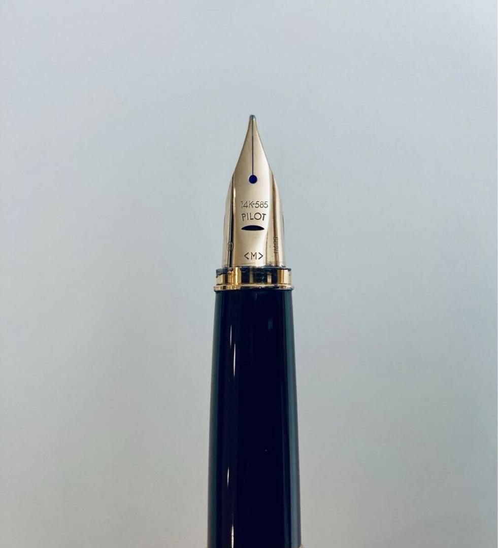 【ペン先14金】パイロットカスタム グランディ 高級万年筆 ブラック1983年製