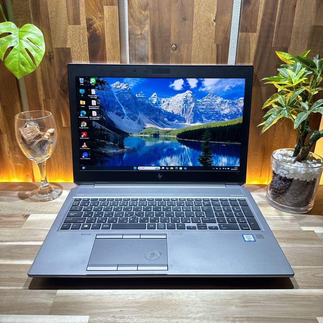 準美品‼️HP ZBook☘最高峰i7☘メモリ32GB☘フルHD☘ノートパソコン