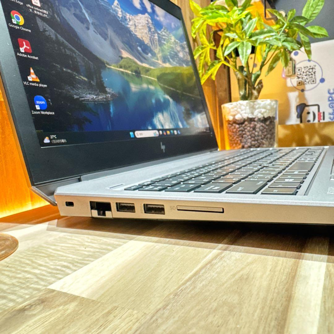 準美品‼️HP ZBook☘最高峰i7☘メモリ32GB☘フルHD☘ノートパソコン