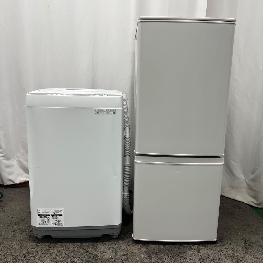 881　洗濯機　冷蔵庫　一人暮らしセット　22年製　大きめ　中古　安い　設置無料